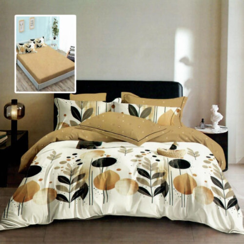 LENJERIE FINET 6 PIESE CU HUSĂ – 160×200 ȘI 180×200 (HF6P304)
